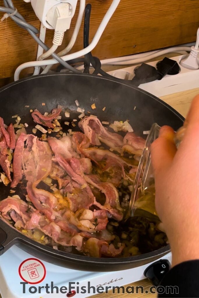 Gourmet Delicacy Monkfish Liver Mousse with a Hint of Bacon Tor the