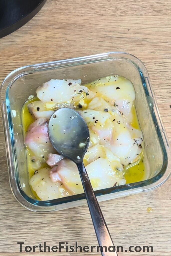 Crispy Airfryer Monkfish Quick & Easy Dinner Delight Tor the Fisherman